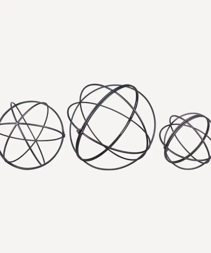 Fashion Iron Garden Spheres (SET3) Garden Accessories