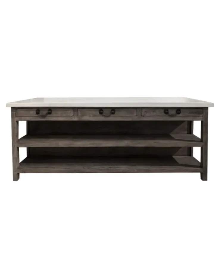 Best Lars Aged Black Kitchen Island X-Large Kitchen Islands