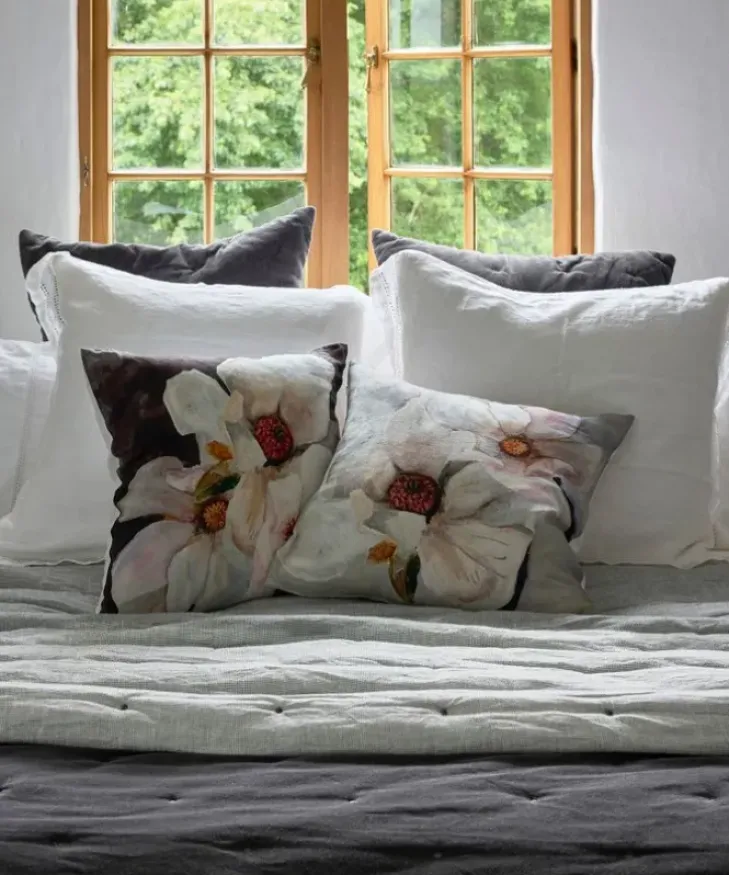 Hot Magnolia Light Blue Cushion Cover Cushions