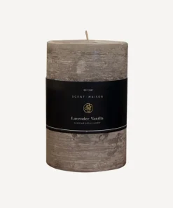 Best Maison Pillar Candle Lavender Vanilla 4x6" Candles