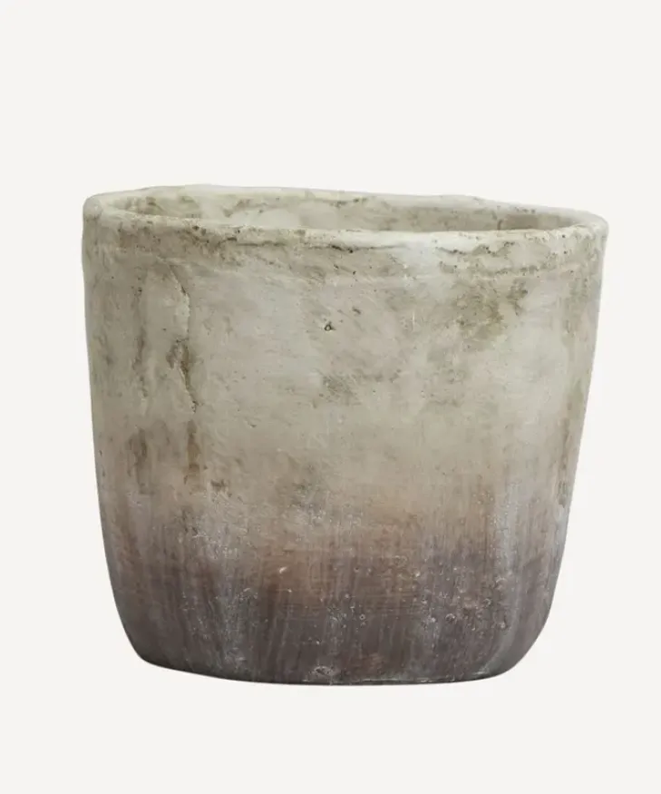 Discount Marron Planter Pot Medium Urns, Vases & Planters
