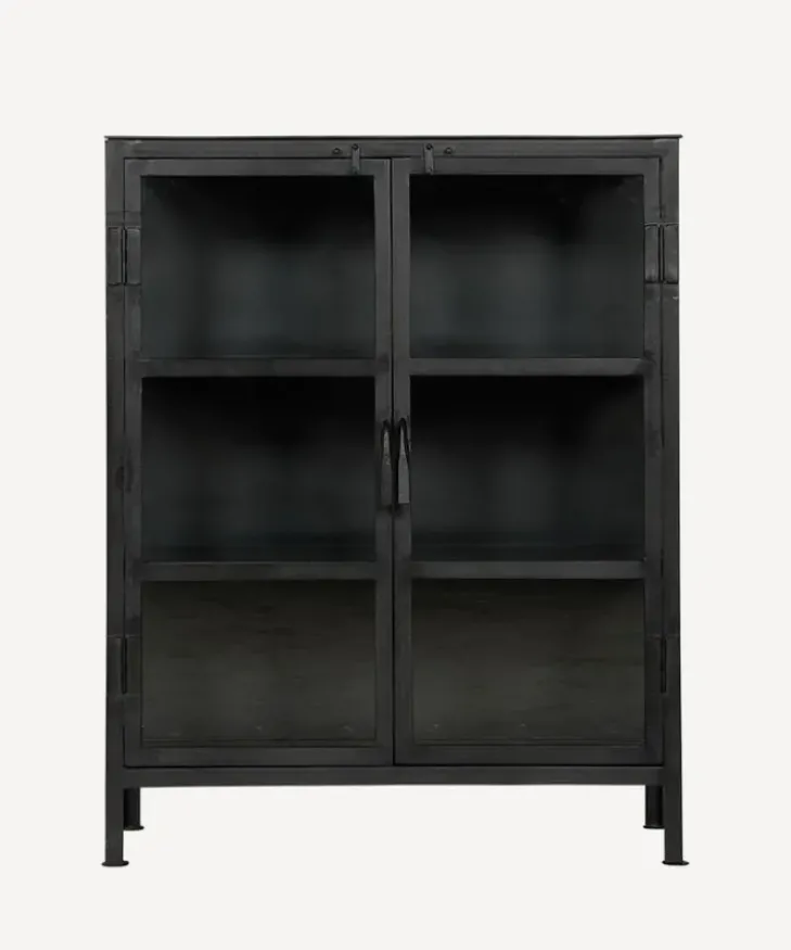 Outlet Monroe Short Glass Display Cabinet Shelving & Cabinets
