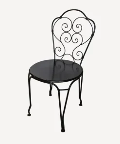 Clearance Paris Black Iron Chair Chairs – Dining