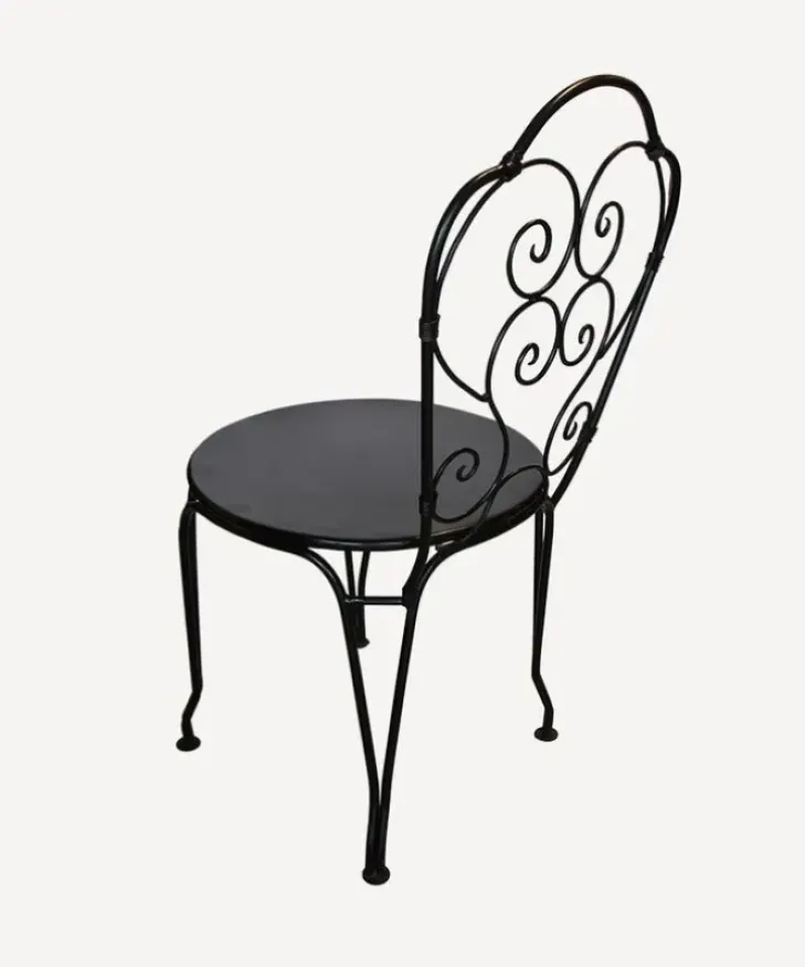 Clearance Paris Black Iron Chair Chairs – Dining