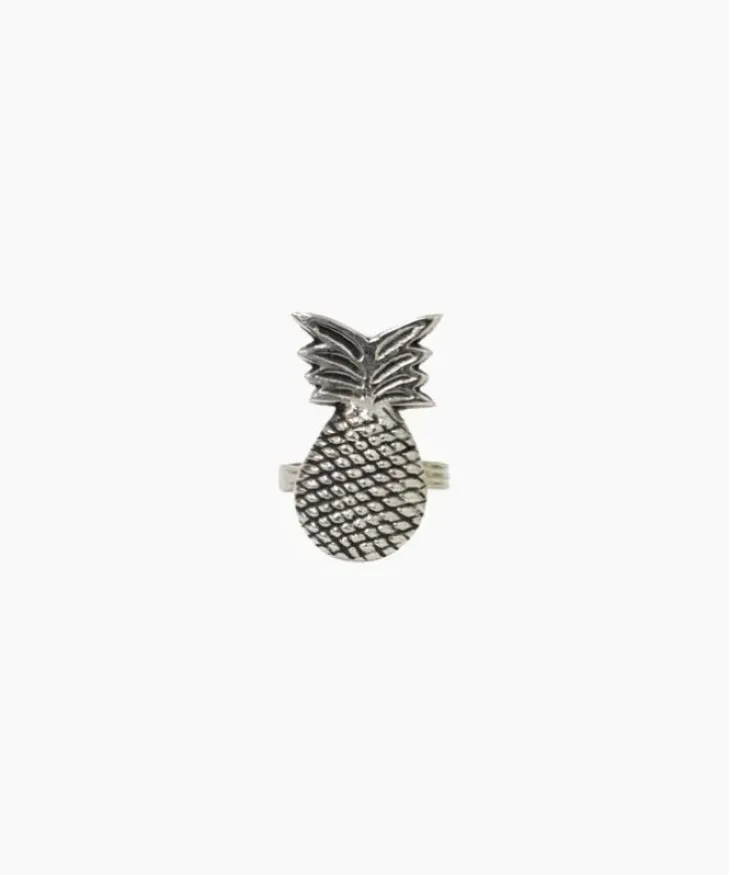 Clearance Pineapple Napkin Ring Silver Kitchen & Dining Accessories