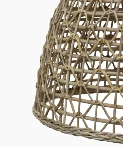 Outlet Province Open Weave Rattan Light Shade Chandeliers & Hanging Lights