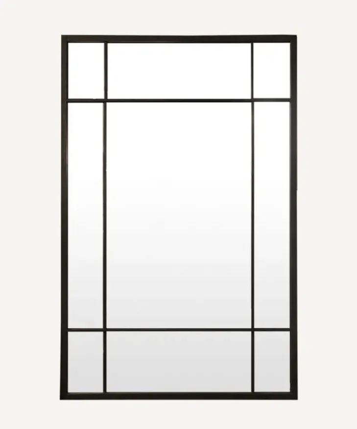 Clearance Rect Iron Grid Mirror Mirrors