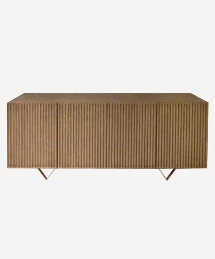 Sale Roderick Ridged Sideboard Natural Sideboards