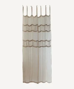 Clearance Ruffles Linen Curtain Natural Curtains