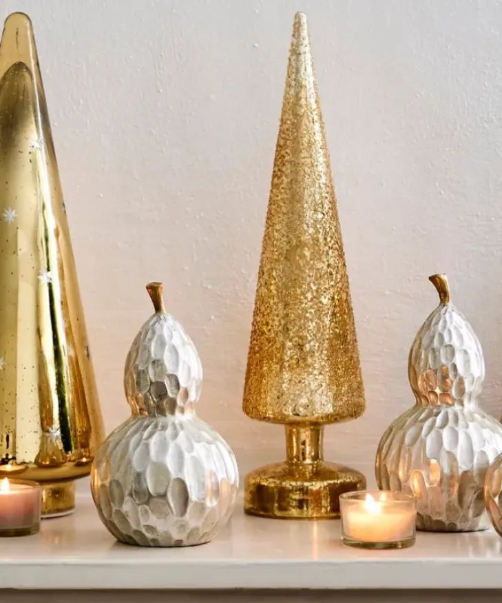 Sale Silver Gourd Décor Christmas Decor