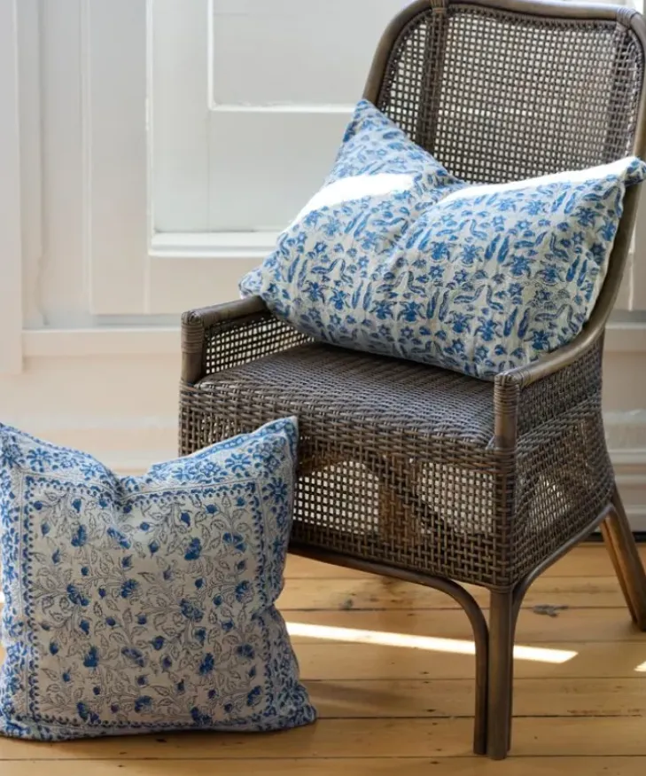 Hot Sofia Floral Azure Cushion Cover Cushions