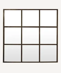 Fashion Square Iron Grid Mirror Mirrors
