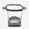 Clearance Square Pewter & Glass Ice Bucket Champagne & Ice Buckets