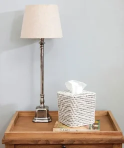 Outlet Square Tall Lampbase Antique Silver Lampbases