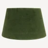 Sale Tapered Drum Velvet Shade Olive 40cm Lampshades