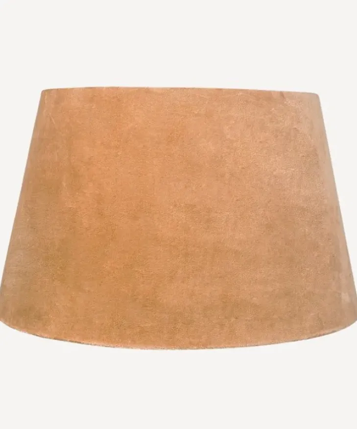 Hot Tapered Drum Velvet Shade Gold 40cm Lampshades