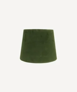 Sale Tapered Drum Velvet Shade Olive 20cm Lampshades