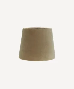 Sale Tapered Drum Velvet Shade Beige 20cm Lampshades