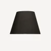 Outlet Tapered Shade Linen Black 35cm Lampshades