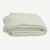 Discount Throw Tassle Off White Throws & Blankets