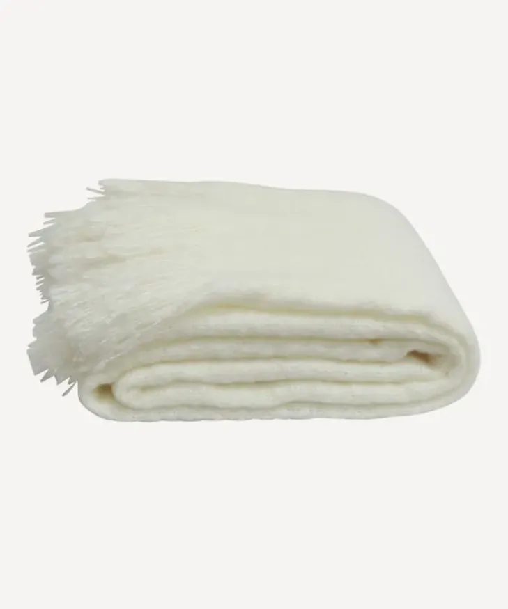 Discount Throw Tassle Off White Throws & Blankets
