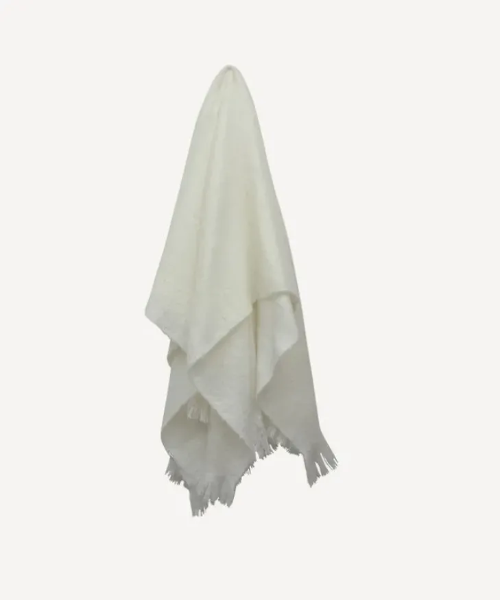 Discount Throw Tassle Off White Throws & Blankets