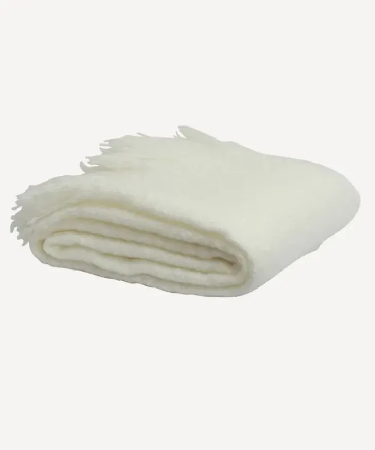 Discount Throw Tassle Off White Throws & Blankets