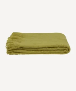 Fashion Throw Tassle Verde Throws & Blankets