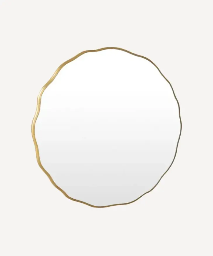 Fashion Wave Circle Mirror Small Mirrors
