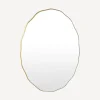 Fashion Wave Oval Mirror Small Mirrors