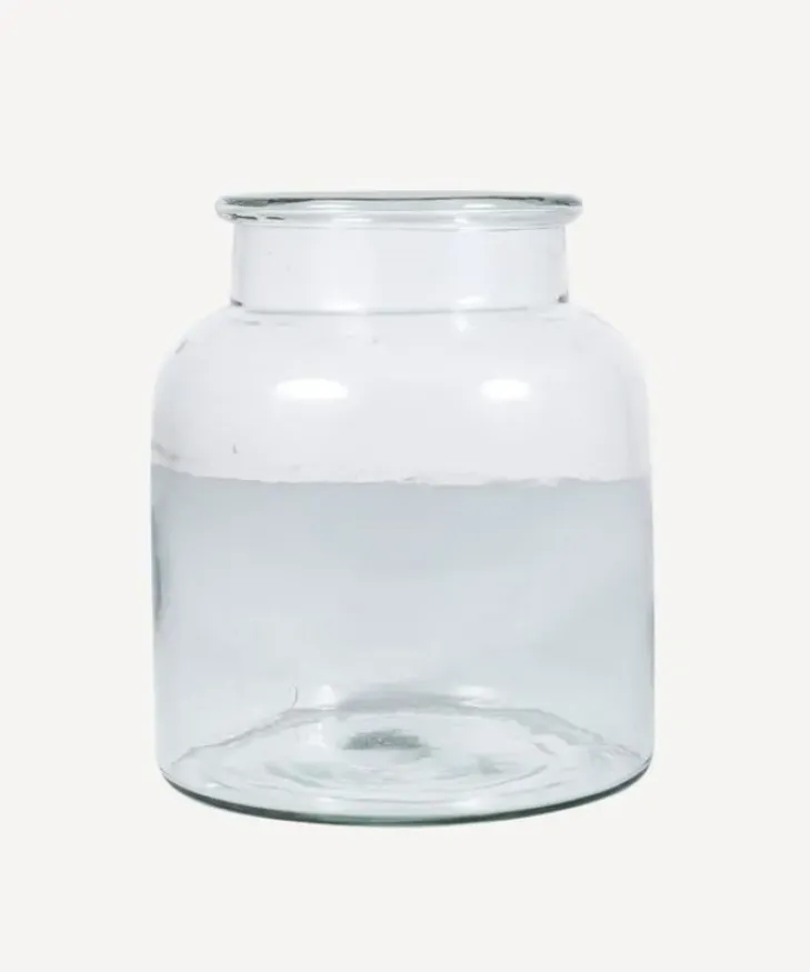 Online Wide Glass Vase Small Urns, Vases & Planters