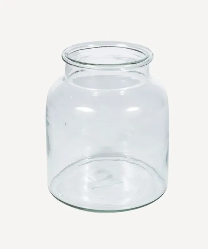 Online Wide Glass Vase Small Urns, Vases & Planters